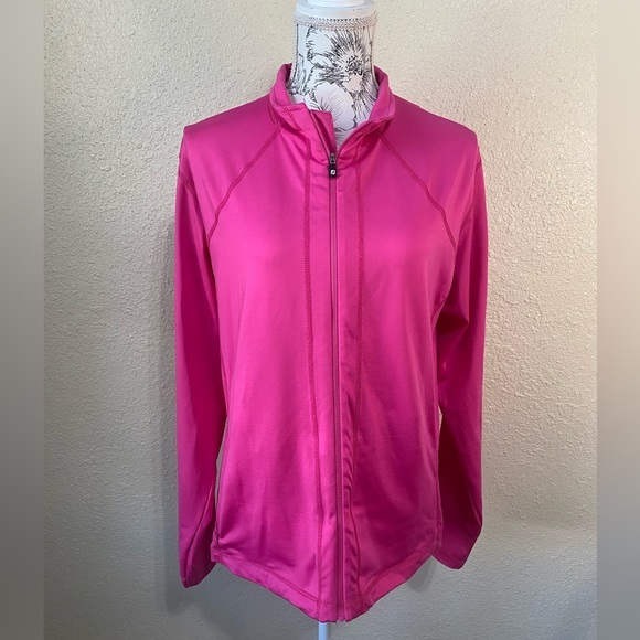 FootJoy‎ full zip pink jacket - Picture 1 of 10